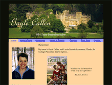 Tablet Screenshot of gaylecallen.com